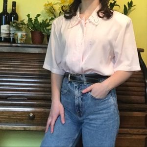 ⭐️3 for $15⭐️ Vintage Collared Pink Button-Down